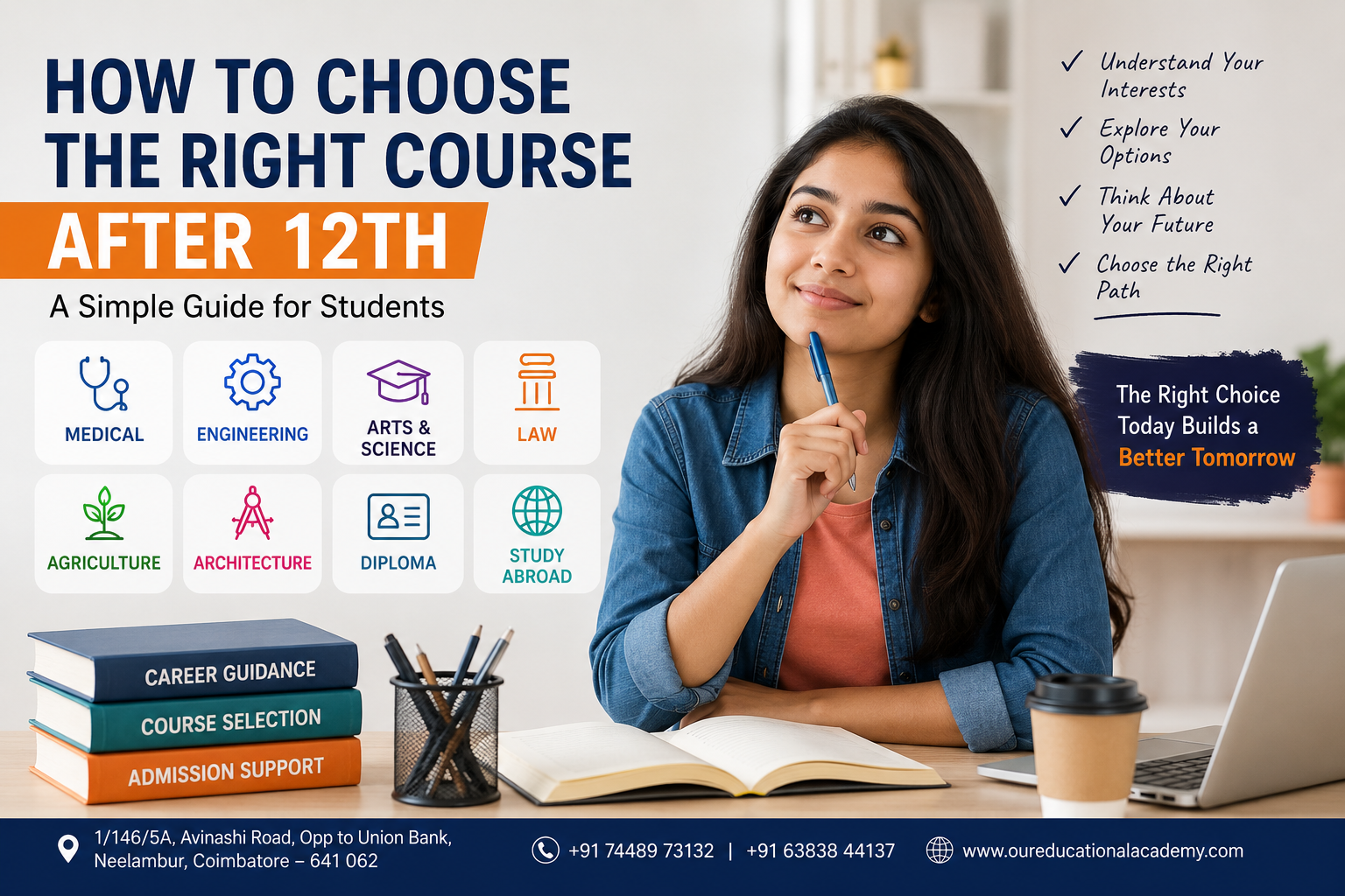 How to Choose the Right Course After 12th – A Simple Guide for Students